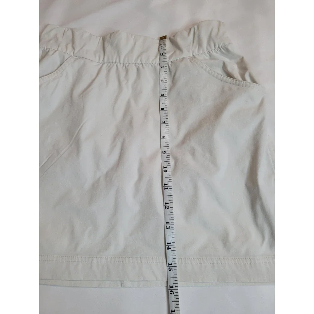 Columbia Women's Marina Bay Ruched All Season Skort Omni-Shade‎ White Sz S